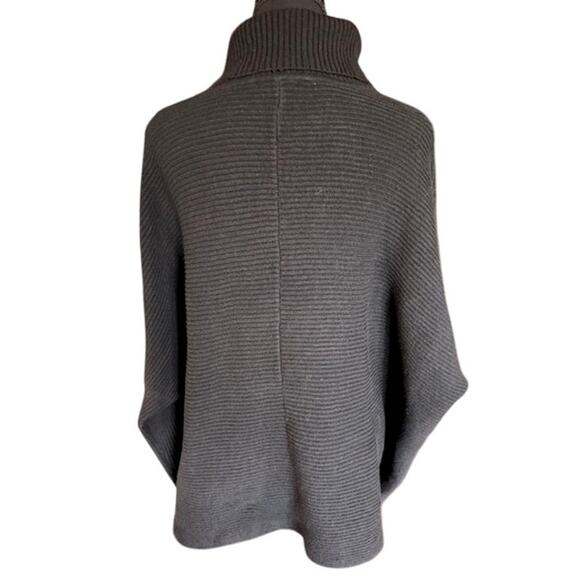 Sweet Romeo Black Ribbed Turtleneck Sweater Medium/Large - Picture 4 of 6